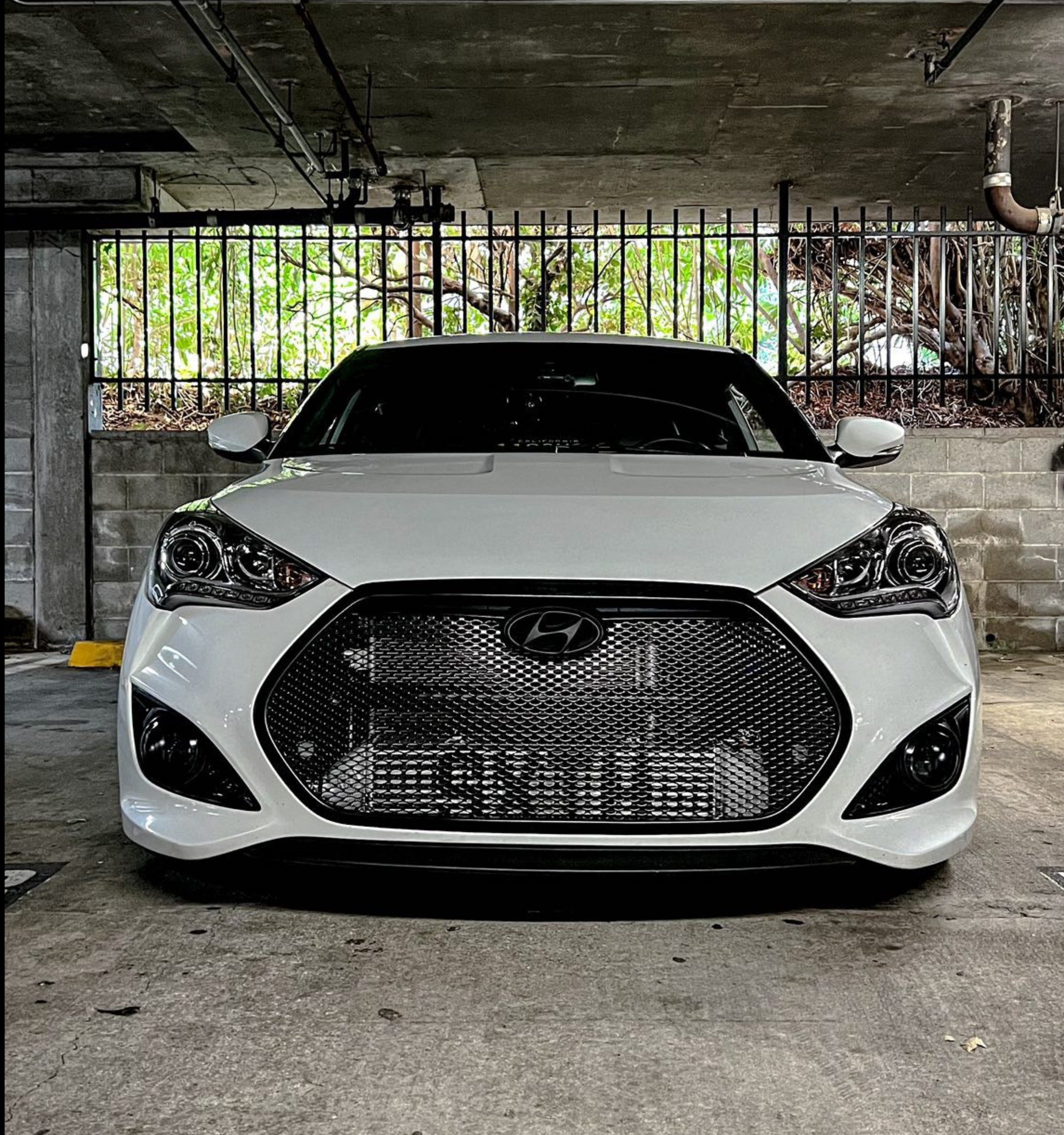 thumbnail image 2 of Front Bumper Lower Grille Molding Trim For Hyundai Veloster Turbo 2013-2017 - JX Black 2 of 2