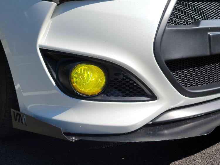 2013-2017 Hyundai Veloster Turbo fog bezels single cut out (pair)