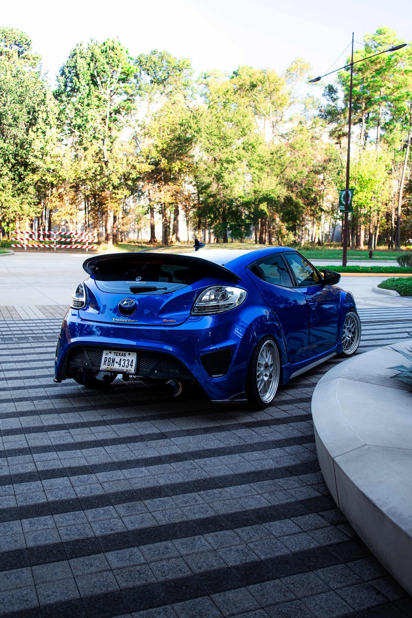 2013-2017 Veloster turbo rear lower bumper With lower cutout