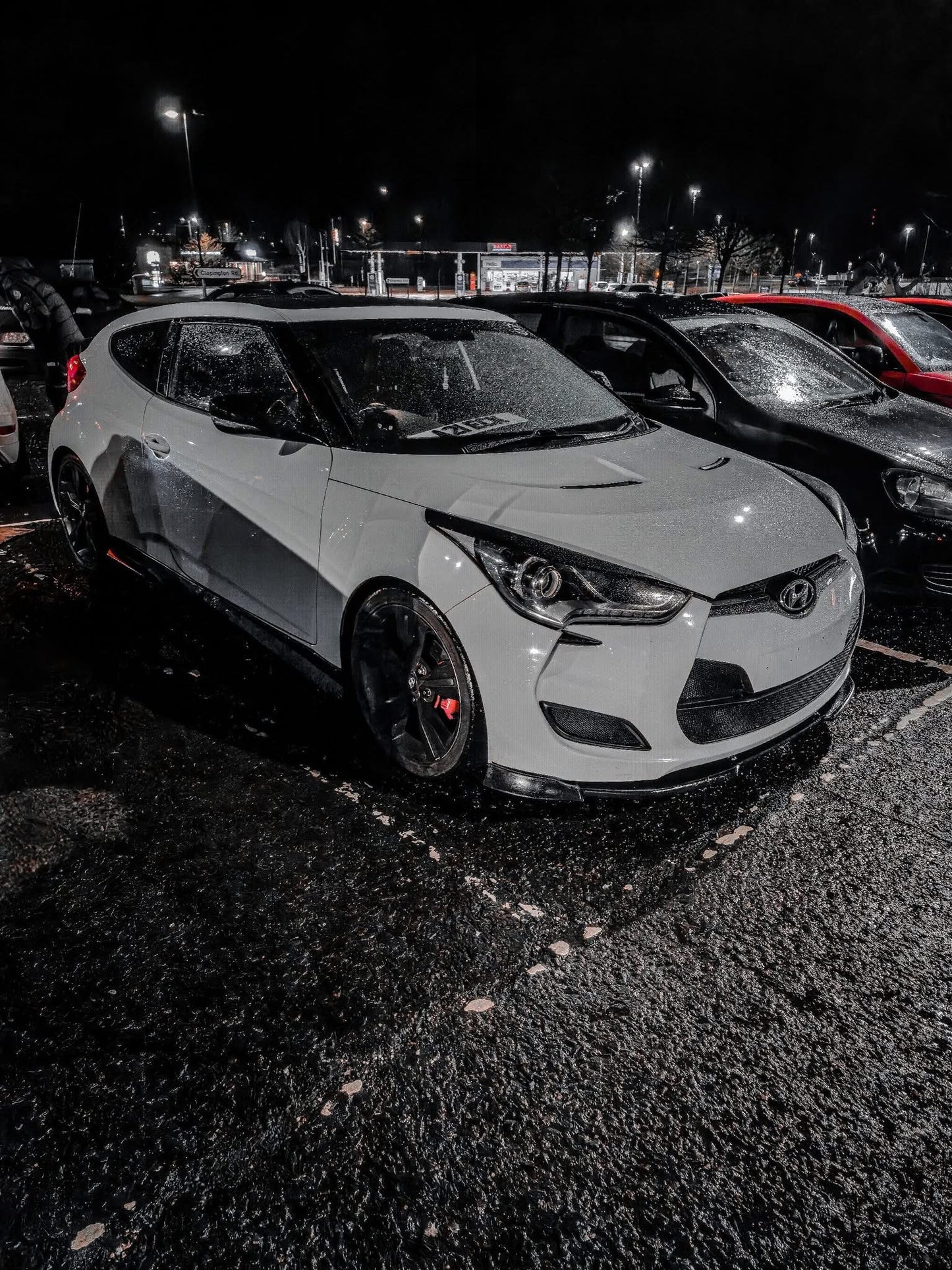 2012 - 2017 Veloster NAV set - Grille, fog deletes, hood vents