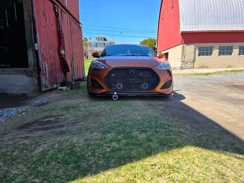 2013-2017 Veloster turbo honeycomb ABS grill