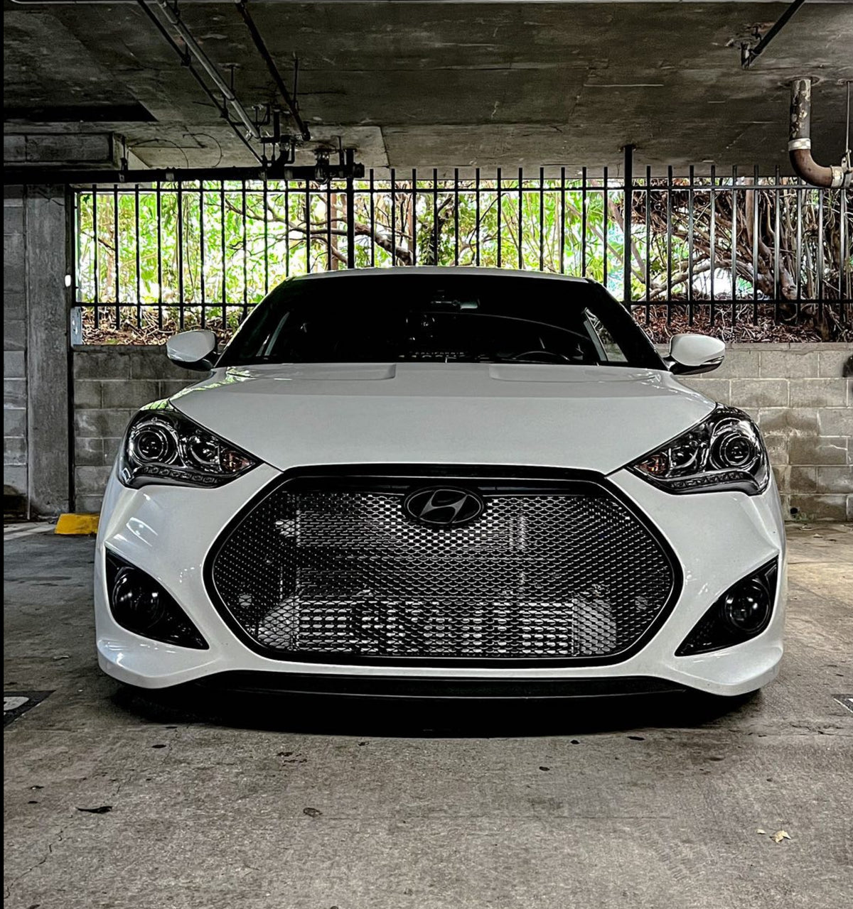 Veloster Front 2013-2017 Veloster Turbo front grill – 12 Gauge Garage